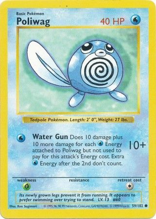 Poliwag (59/102) [Base Set Shadowless Unlimited] | Card Citadel