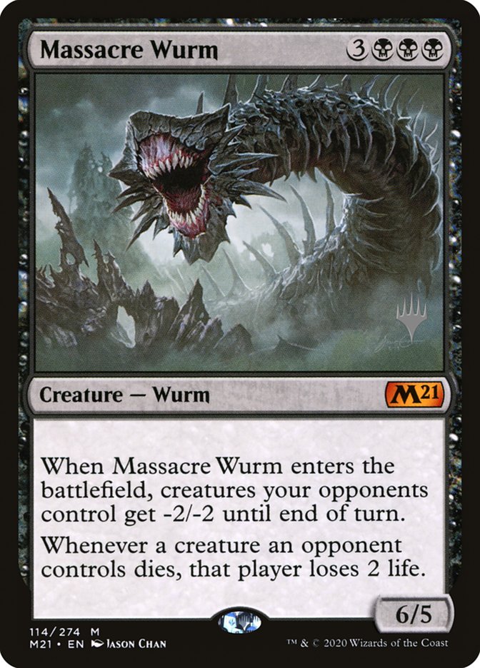 Massacre Wurm (Promo Pack) [Core Set 2021 Promos] | Card Citadel