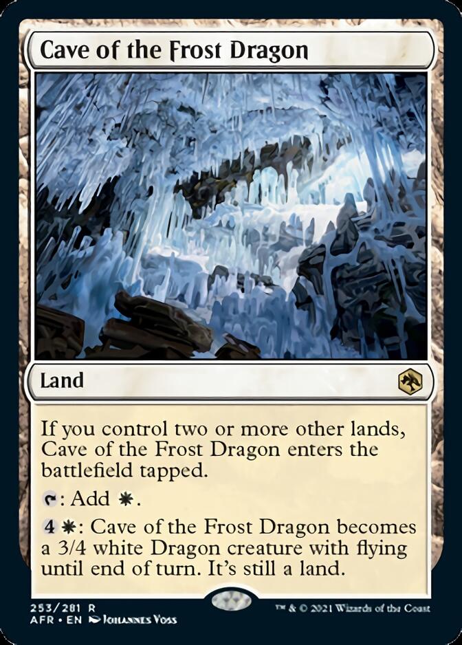 Cave of the Frost Dragon [Dungeons & Dragons: Adventures in the Forgotten Realms] | Card Citadel