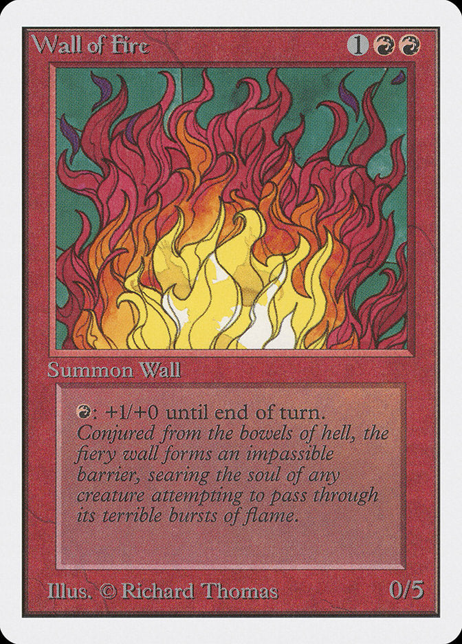 Wall of Fire [Unlimited Edition] | Card Citadel