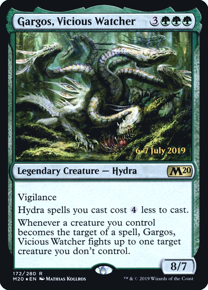 Gargos, Vicious Watcher  [Core Set 2020 Prerelease Promos] | Card Citadel