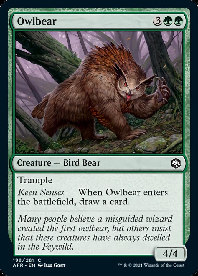 Owlbear [Dungeons & Dragons: Adventures in the Forgotten Realms] | Card Citadel