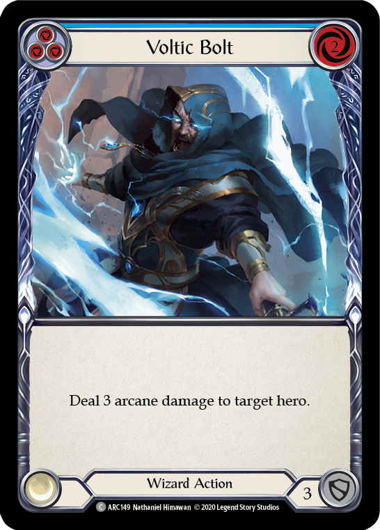 Voltic Bolt (Blue) [ARC149] Unlimited Normal | Card Citadel