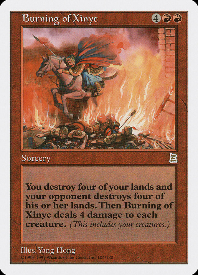 Burning of Xinye [Portal Three Kingdoms] | Card Citadel