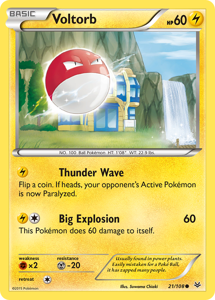 Voltorb (21/108) [XY: Roaring Skies] | Card Citadel