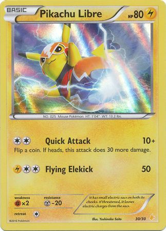 Pikachu Libre (30/30) [XY: Trainer Kit 3 - Pikachu Libre] | Card Citadel