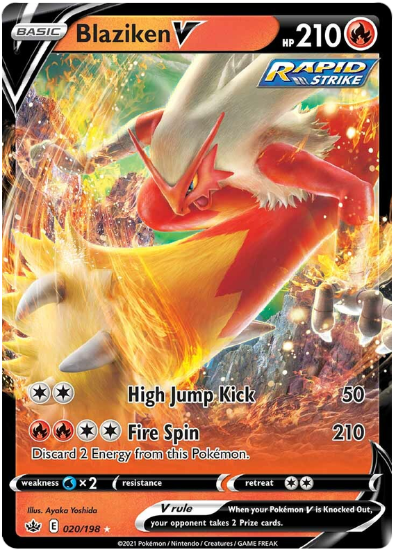 Blaziken V (020/198) [Sword & Shield: Chilling Reign] | Card Citadel