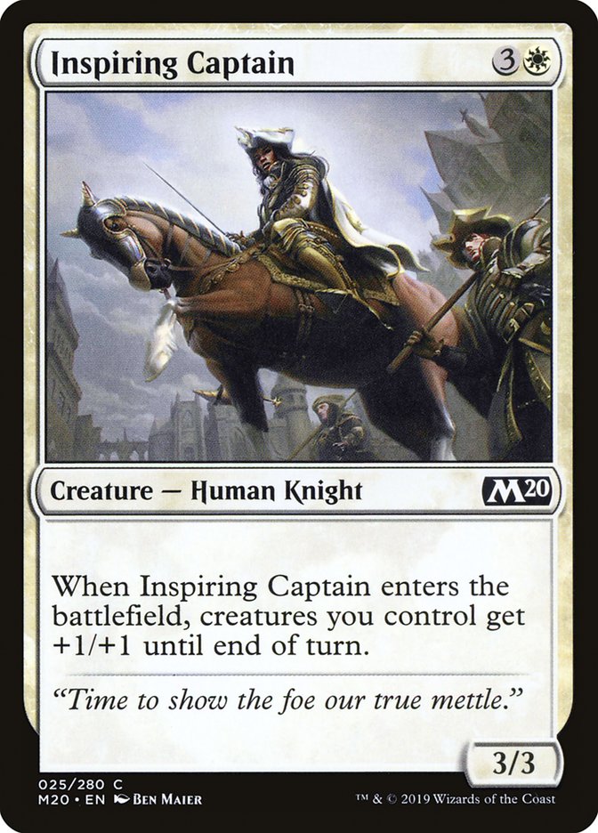 Inspiring Captain [Core Set 2020] | Card Citadel
