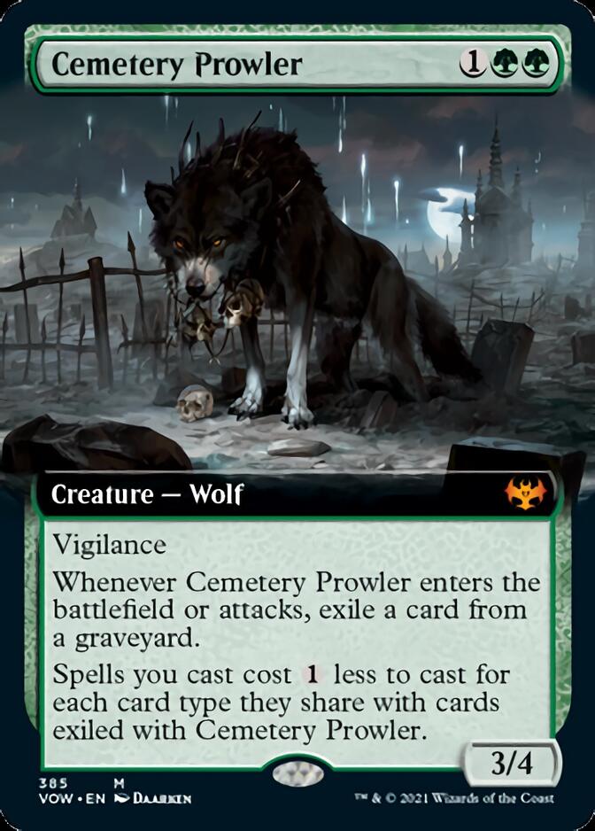 Cemetery Prowler (Extended) [Innistrad: Crimson Vow] | Card Citadel