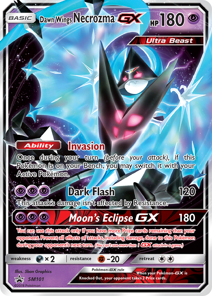 Dawn Wings Necrozma GX (SM101) [Sun & Moon: Black Star Promos] | Card Citadel