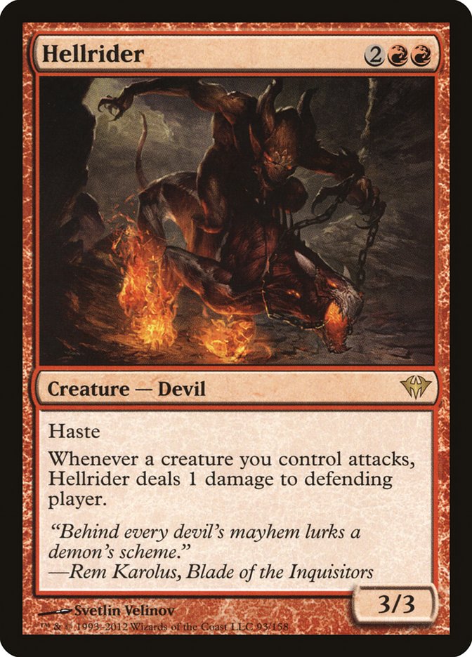 Hellrider [Dark Ascension] | Card Citadel