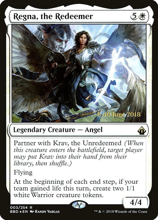 Regna, the Redeemer [Battlebond Promos] | Card Citadel