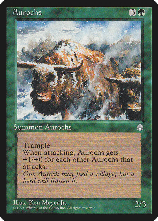 Aurochs [Ice Age] | Card Citadel