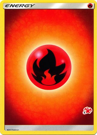 Fire Energy (Charizard Stamp #5) [Battle Academy 2020] | Card Citadel