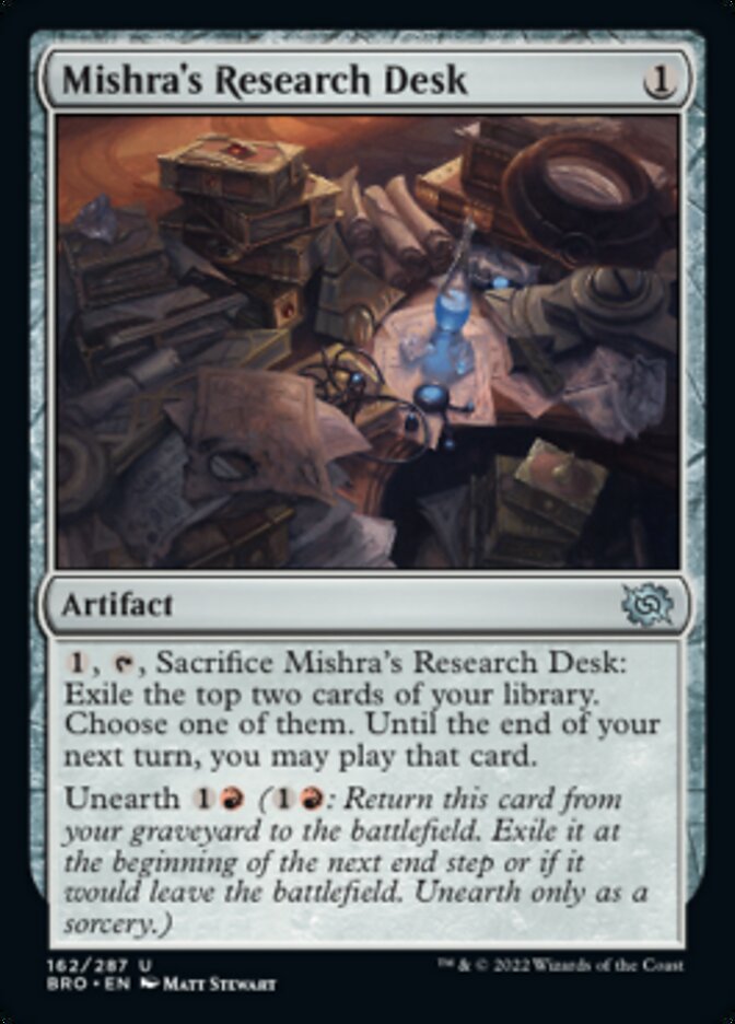 Mishra's Research Desk [The Brothers' War] | Card Citadel