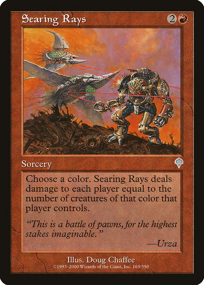 Searing Rays [Invasion] | Card Citadel