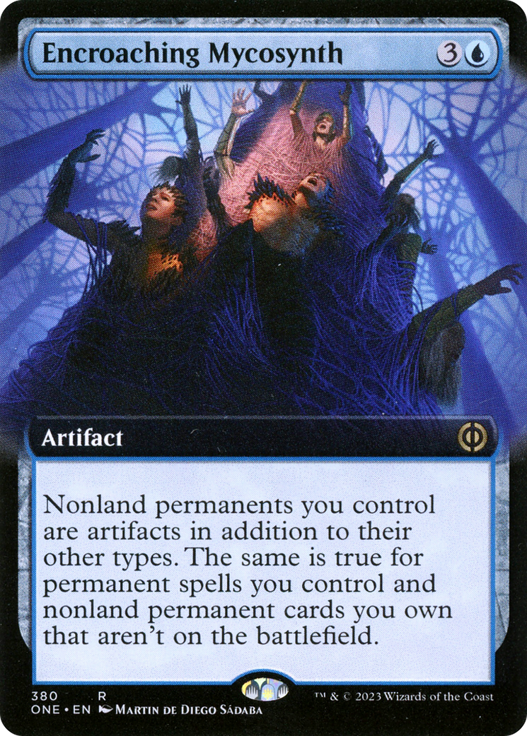 Encroaching Mycosynth (Extended Art) [Phyrexia: All Will Be One] | Card Citadel