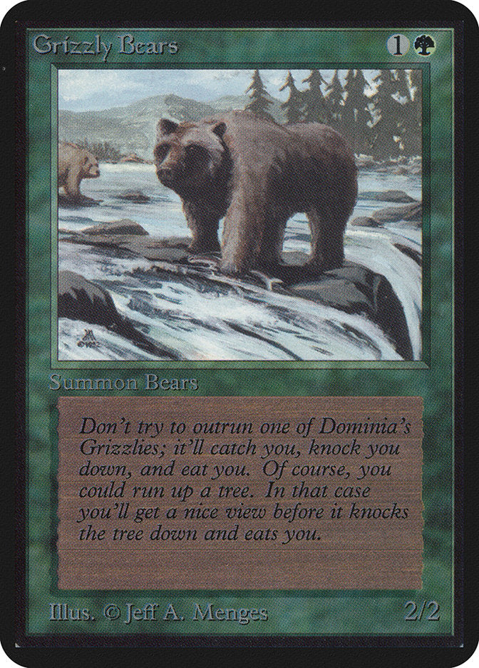 Grizzly Bears [Limited Edition Alpha] | Card Citadel