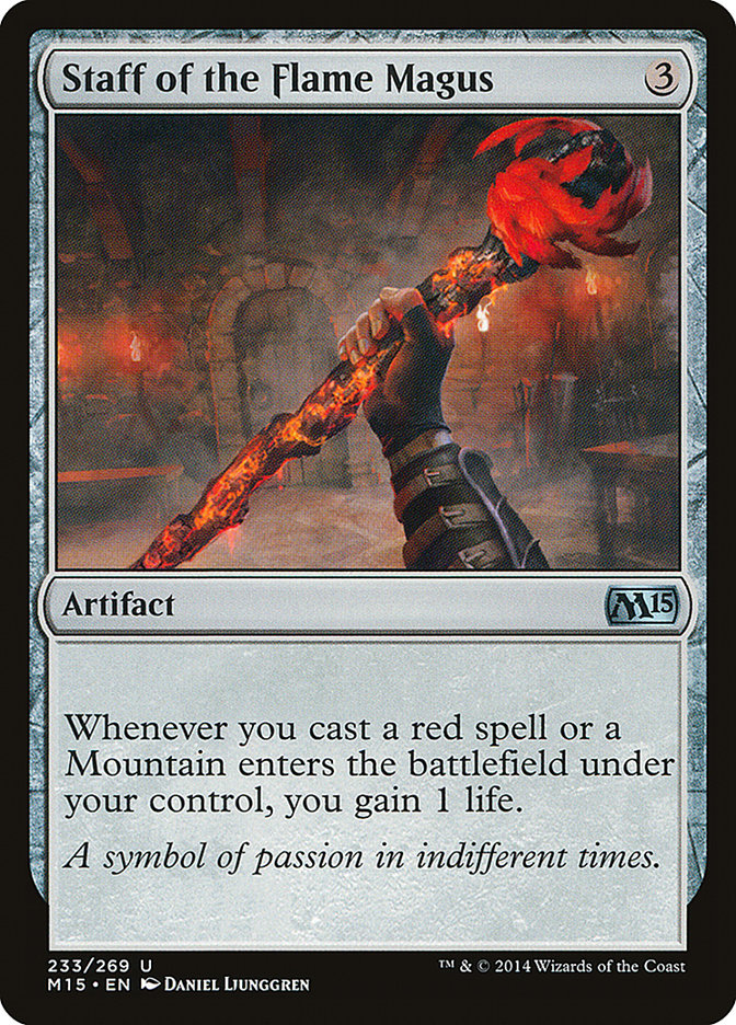 Staff of the Flame Magus [Magic 2015] | Card Citadel