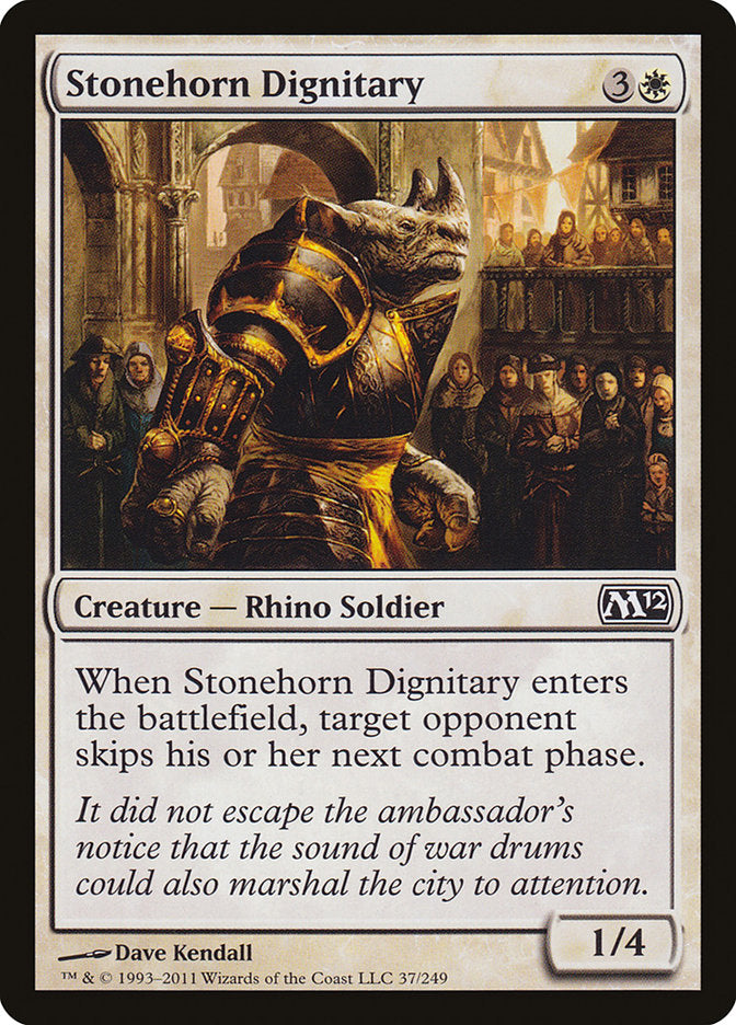 Stonehorn Dignitary [Magic 2012] | Card Citadel