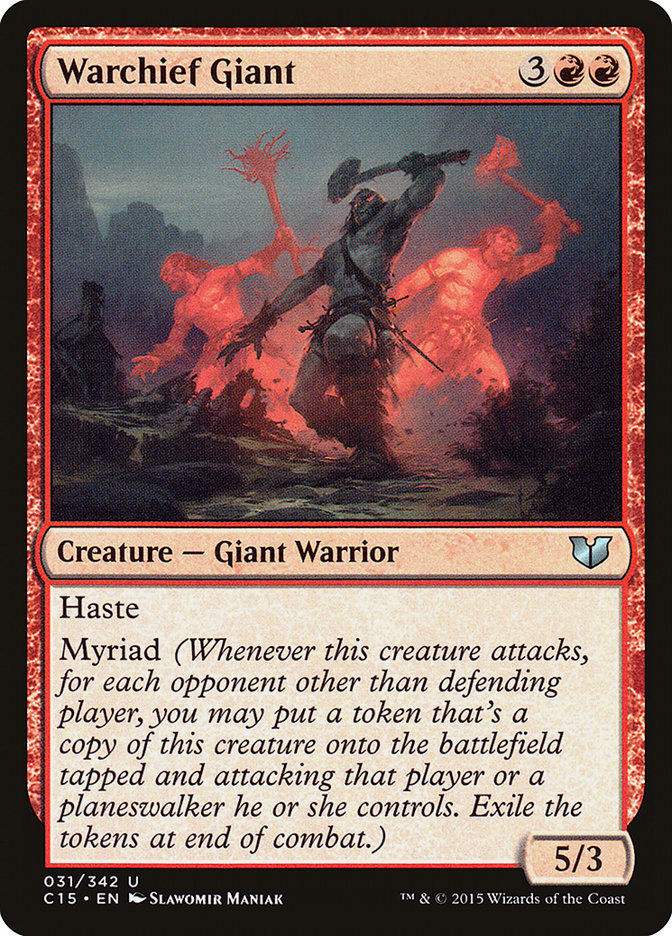 Warchief Giant [Commander 2015] | Card Citadel