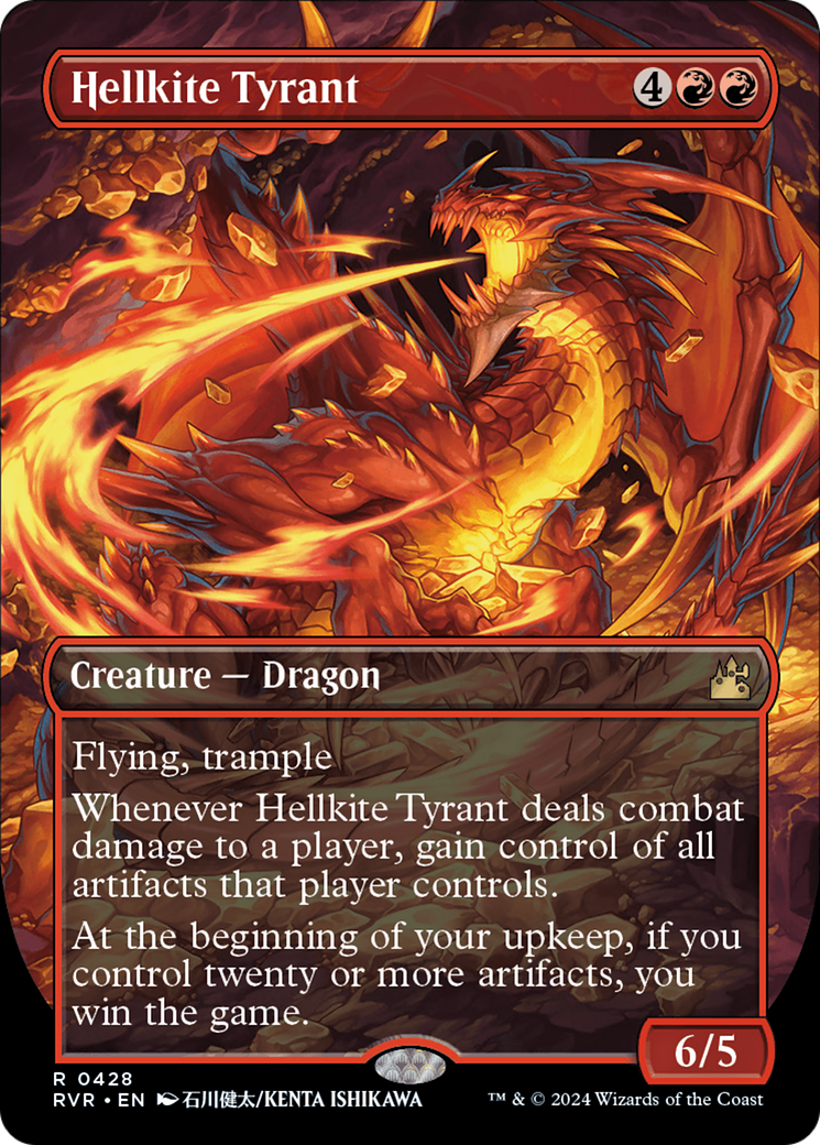 Hellkite Tyrant (Anime Borderless) [Ravnica Remastered] | Card Citadel