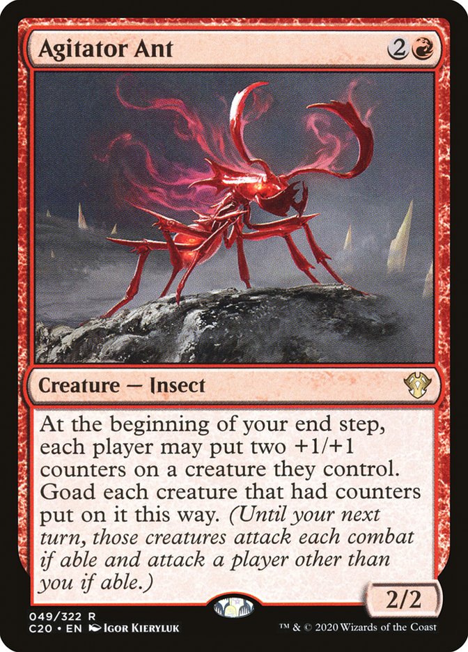 Agitator Ant [Commander 2020] | Card Citadel