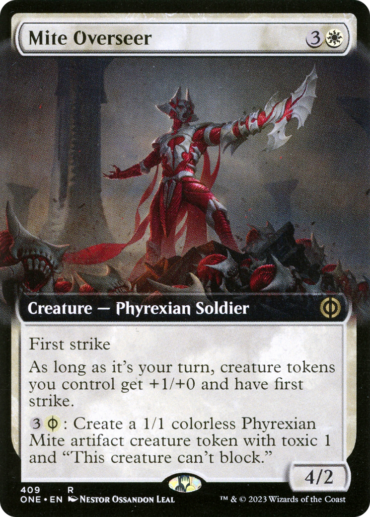 Mite Overseer (Extended Art) [Phyrexia: All Will Be One] | Card Citadel