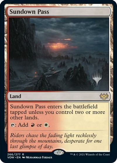 Sundown Pass (Promo Pack) [Innistrad: Crimson Vow Promos] | Card Citadel