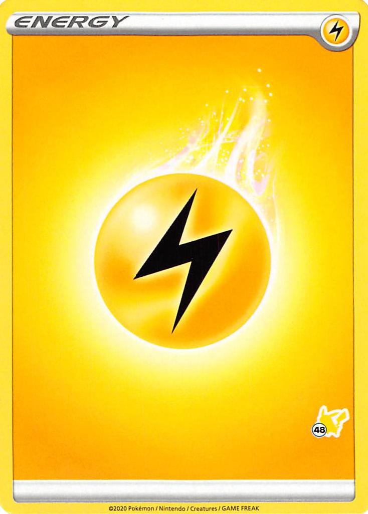 Lightning Energy (Pikachu Stamp #48) [Battle Academy 2022] | Card Citadel