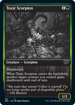 Toxic Scorpion [Innistrad: Double Feature] | Card Citadel