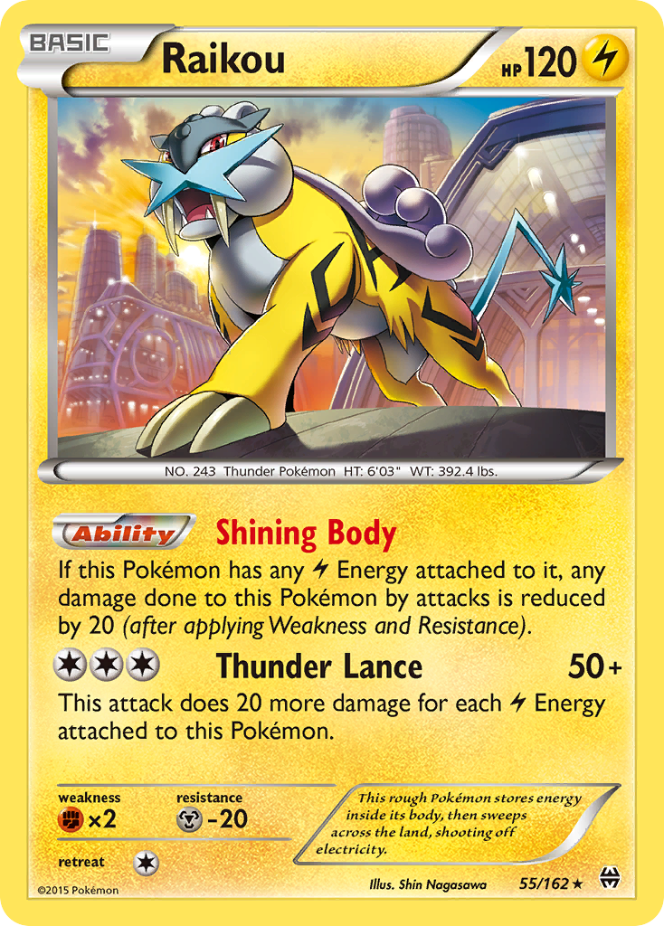 Raikou (55/162) [XY: BREAKthrough] | Card Citadel