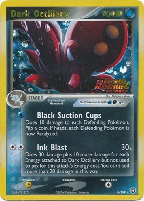 Dark Octillery (8/109) (Stamped) [EX: Team Rocket Returns] | Card Citadel