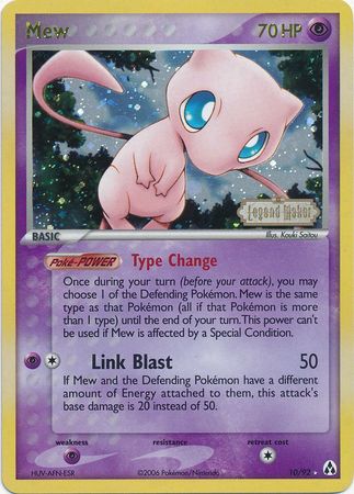 Mew (10/92) (Stamped) [EX: Legend Maker] | Card Citadel