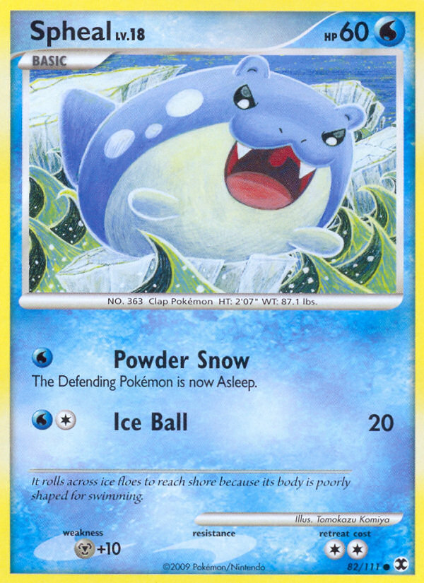 Spheal (82/111) [Platinum: Rising Rivals] | Card Citadel