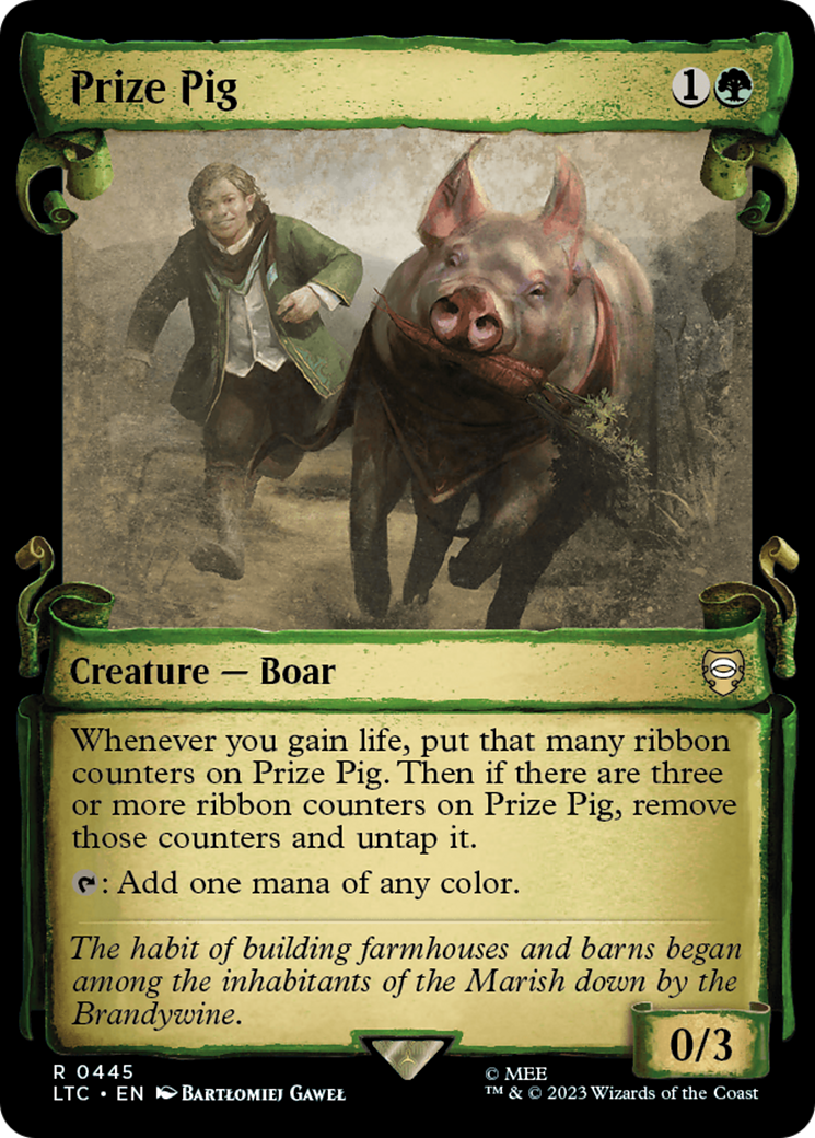 Prize Pig [The Lord of the Rings: Tales of Middle-Earth Commander Showcase Scrolls] | Card Citadel