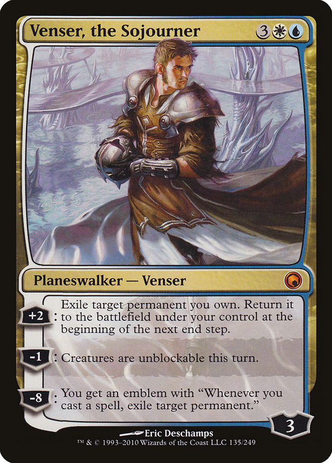 Venser, the Sojourner [Scars of Mirrodin] | Card Citadel