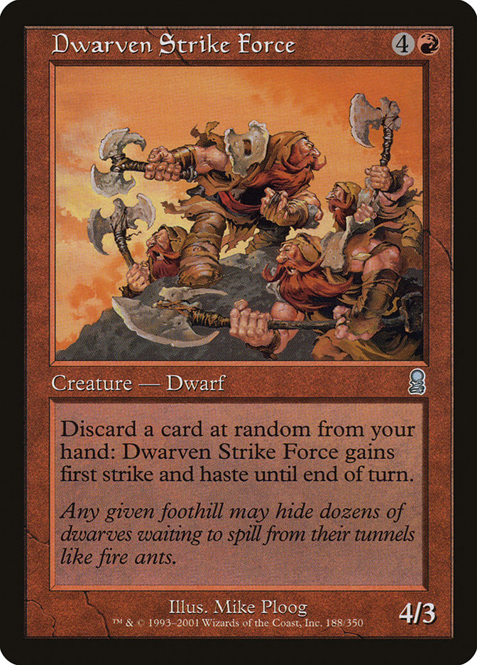 Dwarven Strike Force [Odyssey] | Card Citadel