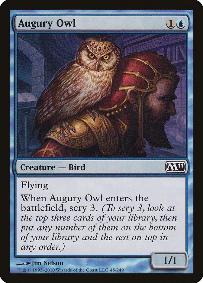 Augury Owl [Magic 2011] | Card Citadel