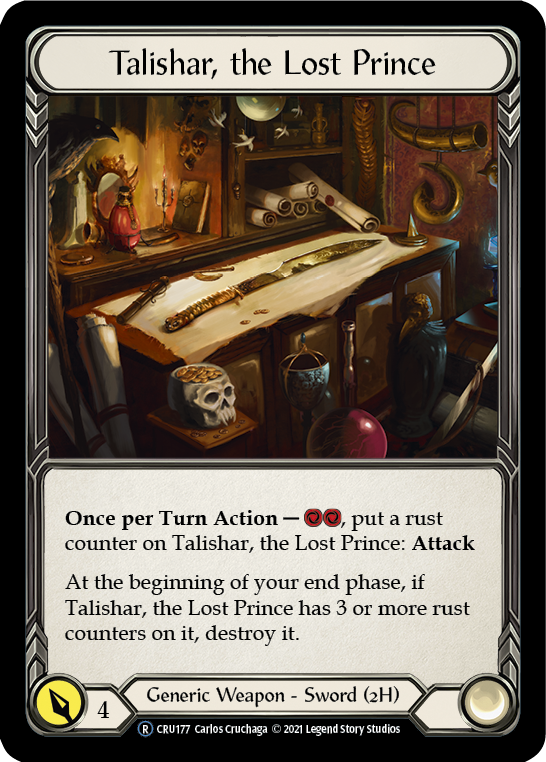 Talishar, the Lost Prince [CRU177] Unlimited Normal | Card Citadel