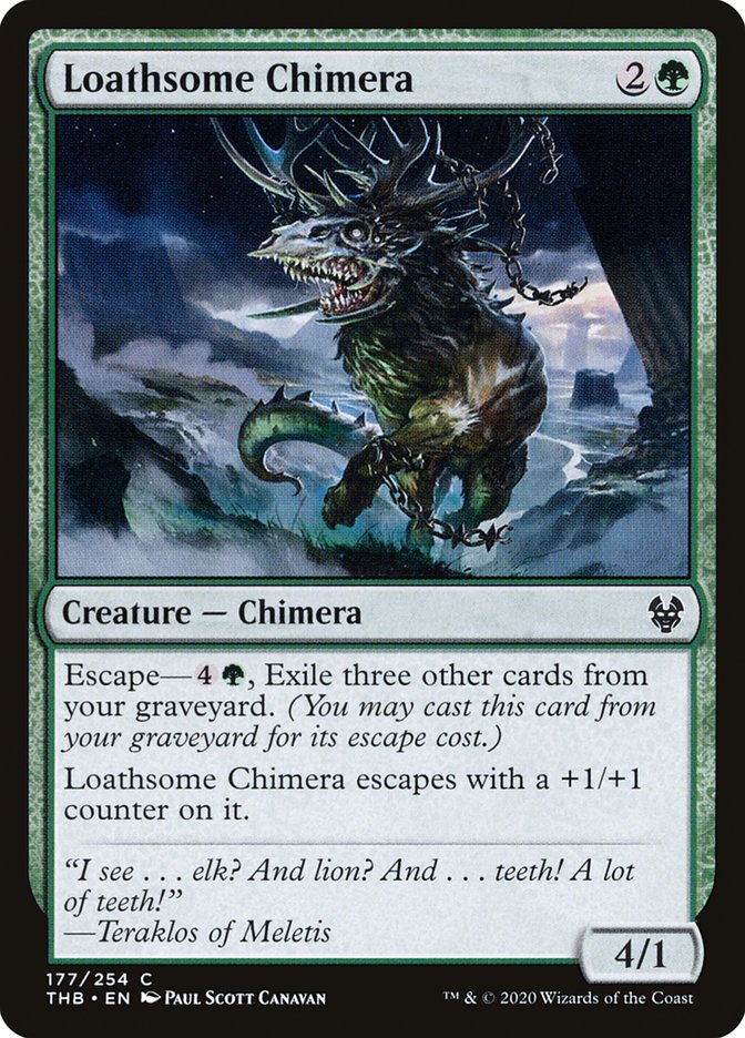Loathsome Chimera [Theros Beyond Death] | Card Citadel