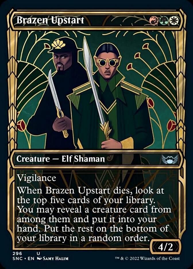 Brazen Upstart (Showcase Golden Age) [Streets of New Capenna] | Card Citadel