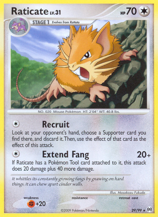 Raticate (29/99) [Platinum: Arceus] | Card Citadel