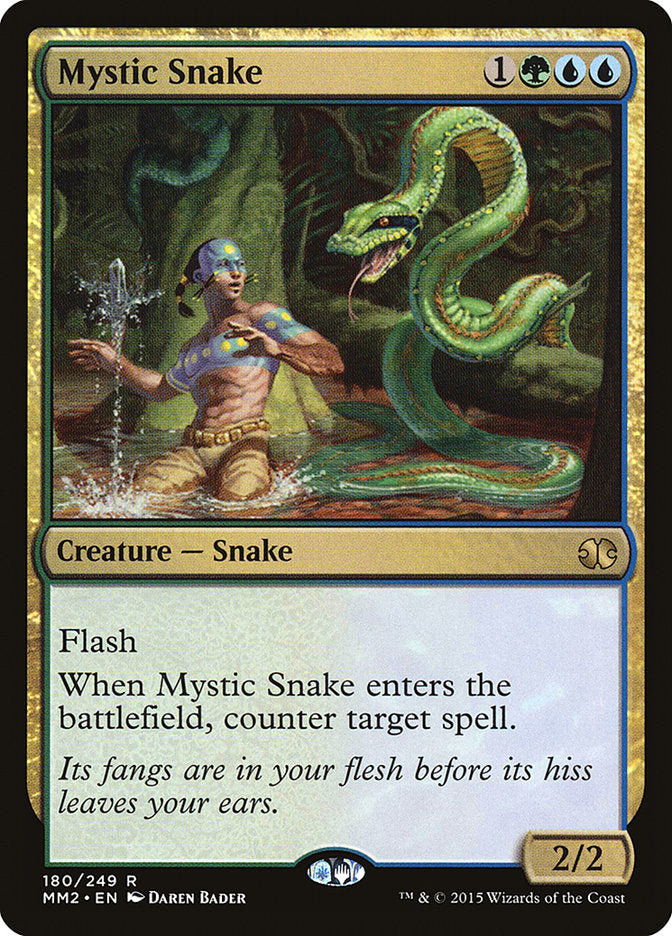 Mystic Snake [Modern Masters 2015] | Card Citadel