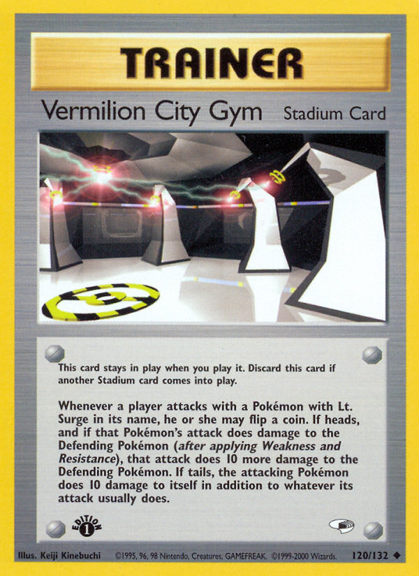 Vermilion City Gym (120/132) [Gym Heroes 1st Edition] | Card Citadel