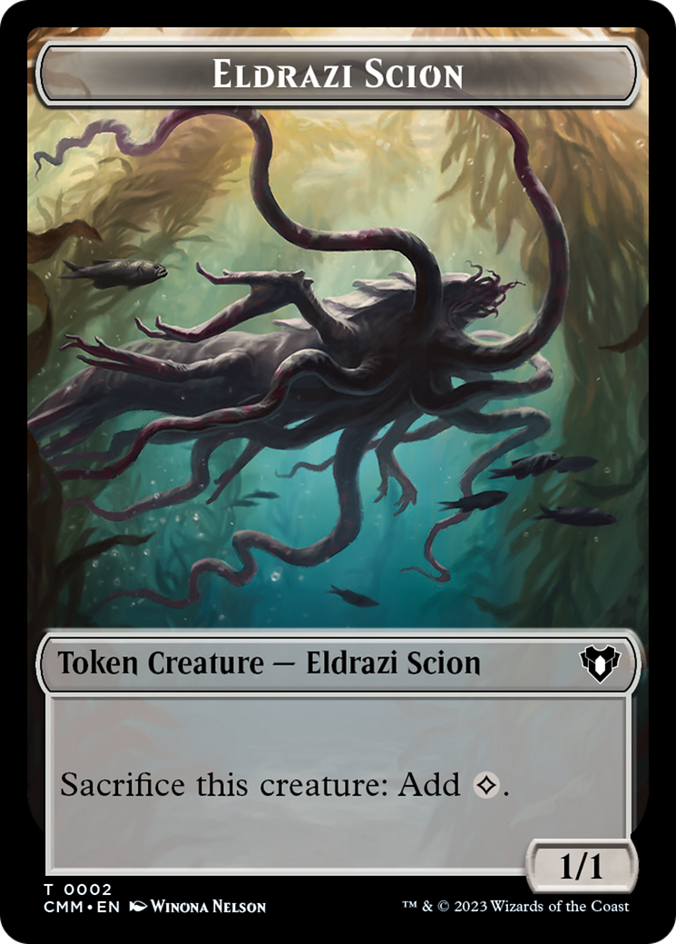 Eldrazi Scion // Spider Double-Sided Token [Commander Masters Tokens] | Card Citadel