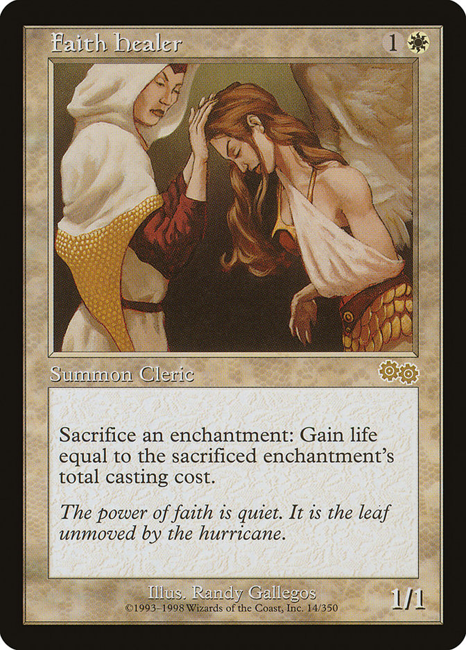 Faith Healer [Urza's Saga] | Card Citadel