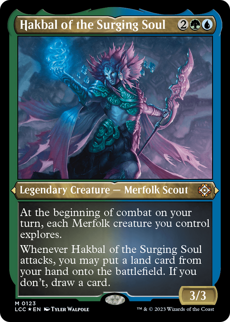 Hakbal of the Surging Soul (Display Commander) [The Lost Caverns of Ixalan Commander] | Card Citadel