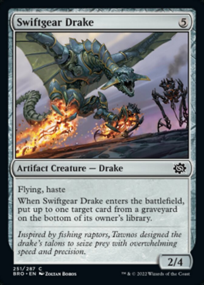 Swiftgear Drake [The Brothers' War] | Card Citadel