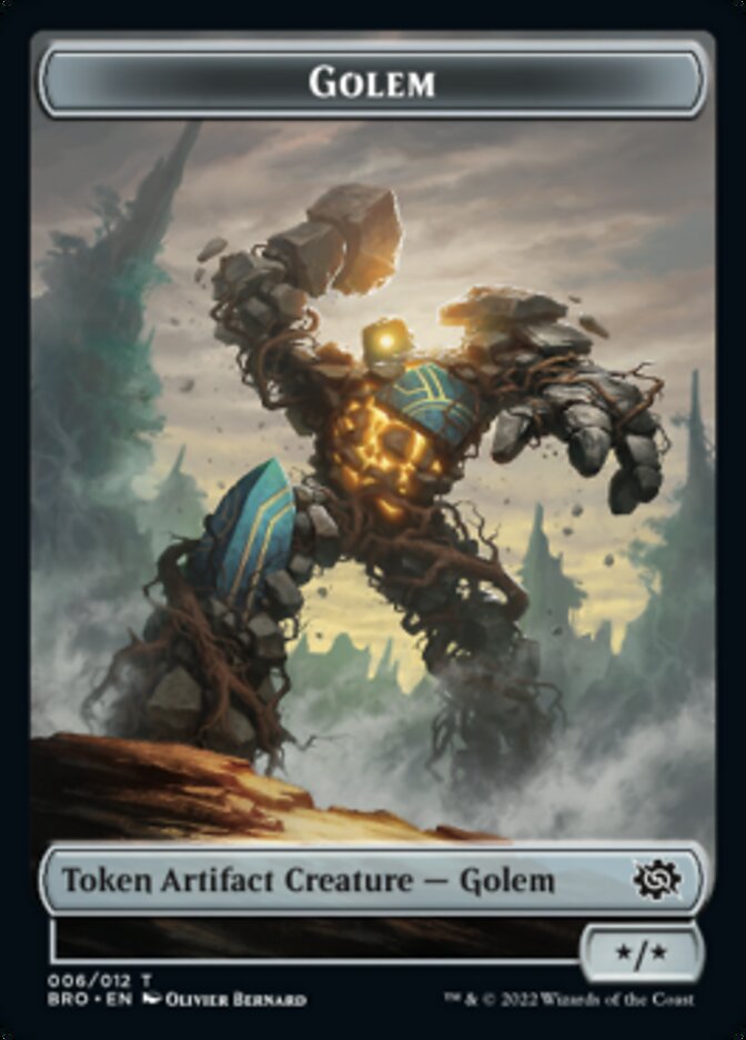 Golem Token [The Brothers' War Tokens] | Card Citadel